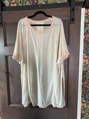Free People Flowy top/ Swimsuit cover up SIZE XL